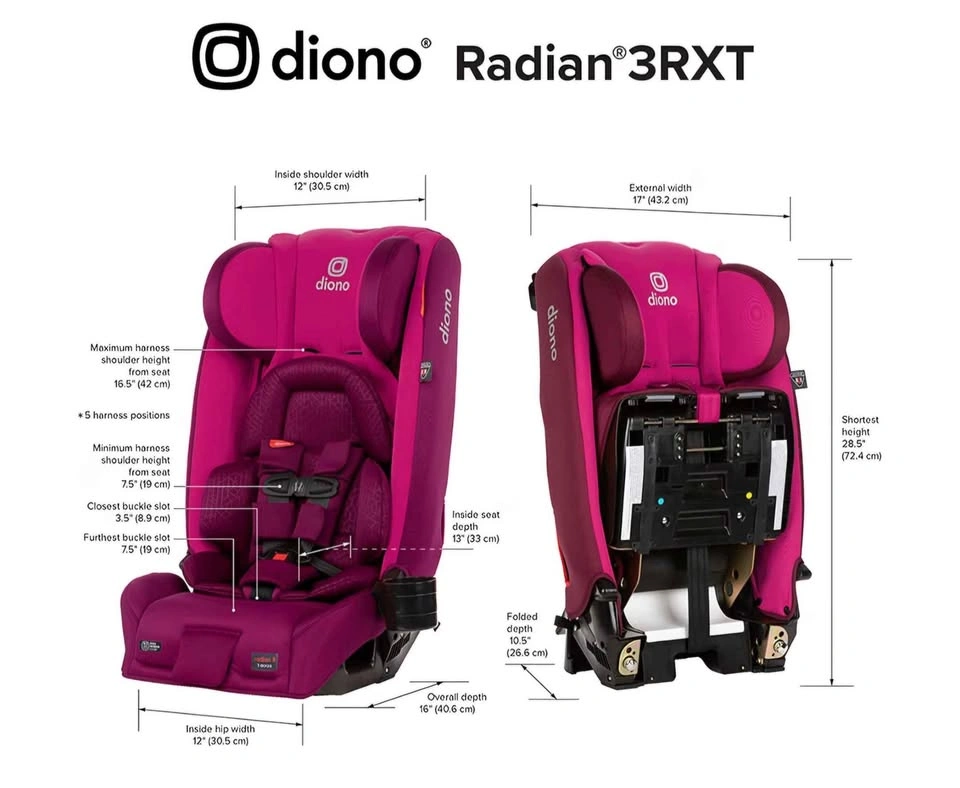 Diono Radian 3RXT, 4-in-1 Convertible Car Seat - photo 4