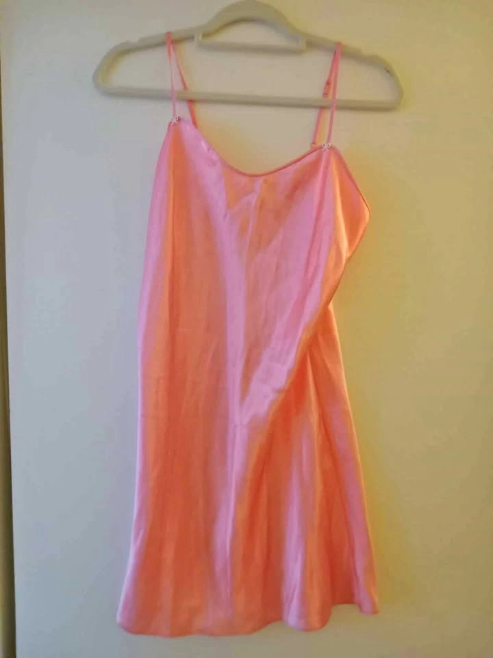 Pink Slip Dress