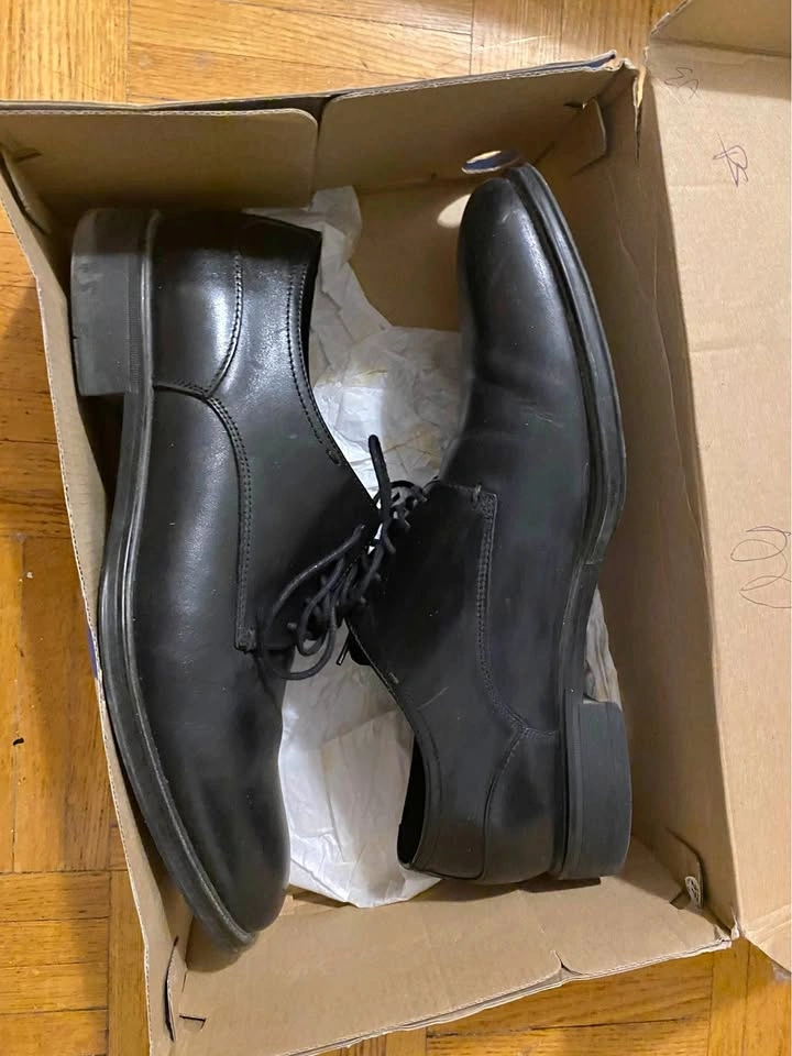 ALDO Brandford Black Leather Dress Shoes Size 11 US 44 EUR