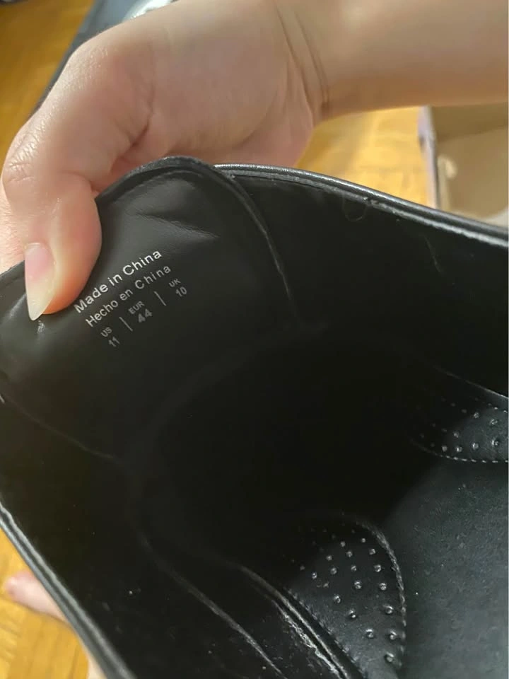 ALDO Brandford Black Leather Dress Shoes Size 11 US 44 EUR - photo 3