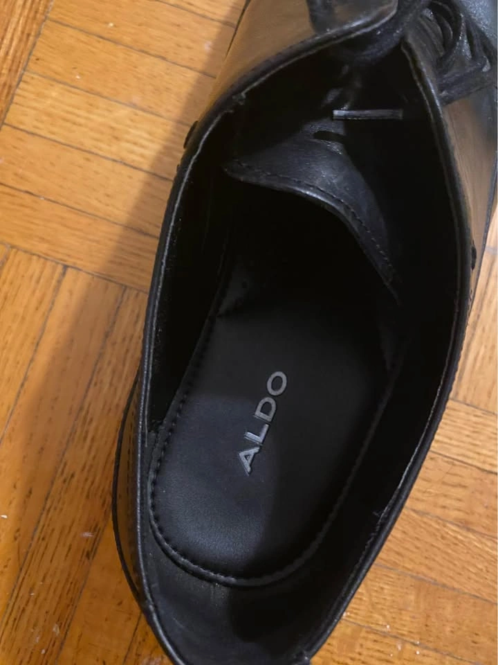 ALDO Brandford Black Leather Dress Shoes Size 11 US 44 EUR - photo 5