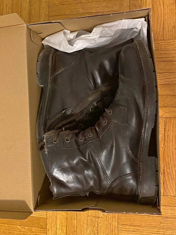 Aldo Leather Combat Boots size 43