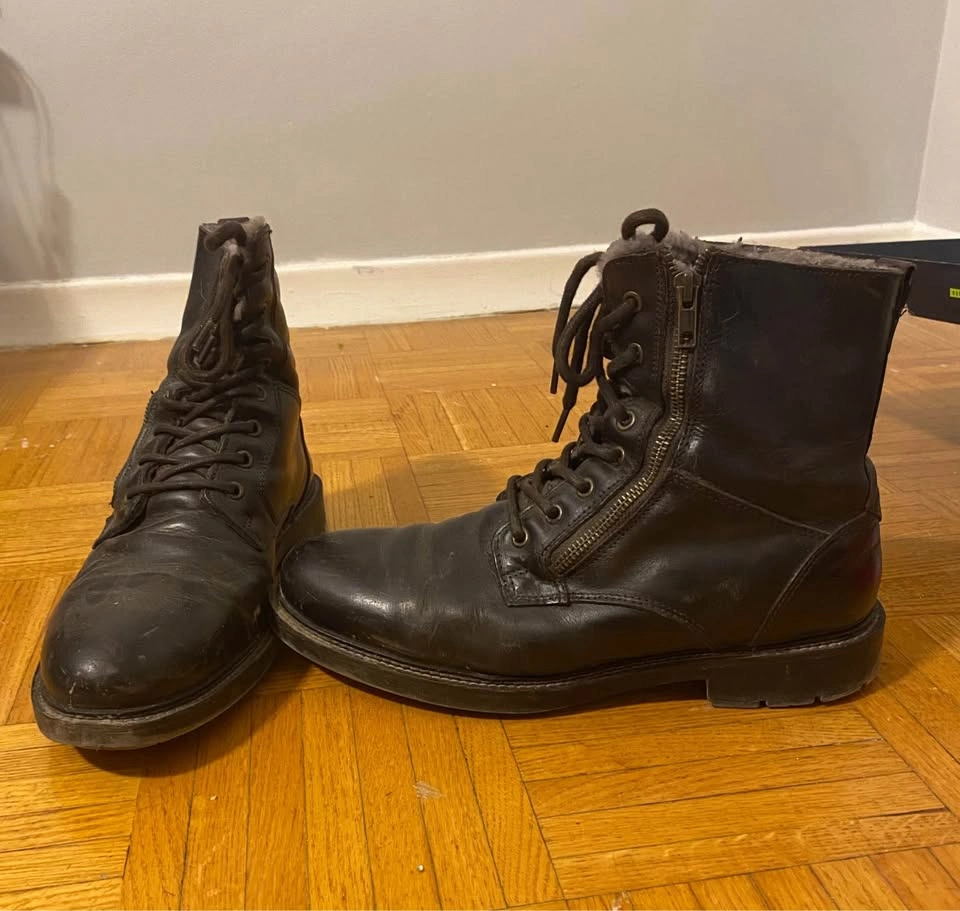 Aldo Leather Combat Boots size 43 - photo 2