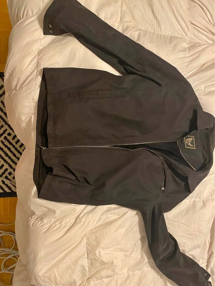 Be-X Men's Black Zip-Up Jacket Size L