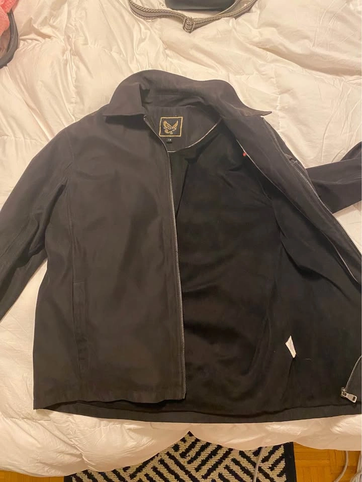 Be-X Men's Black Zip-Up Jacket Size L - photo 3