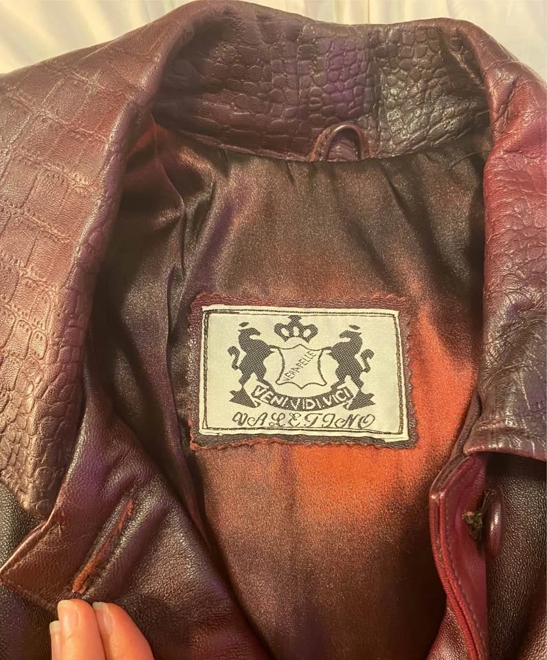 Vintage Ombre Leather Trench Coat - photo 5