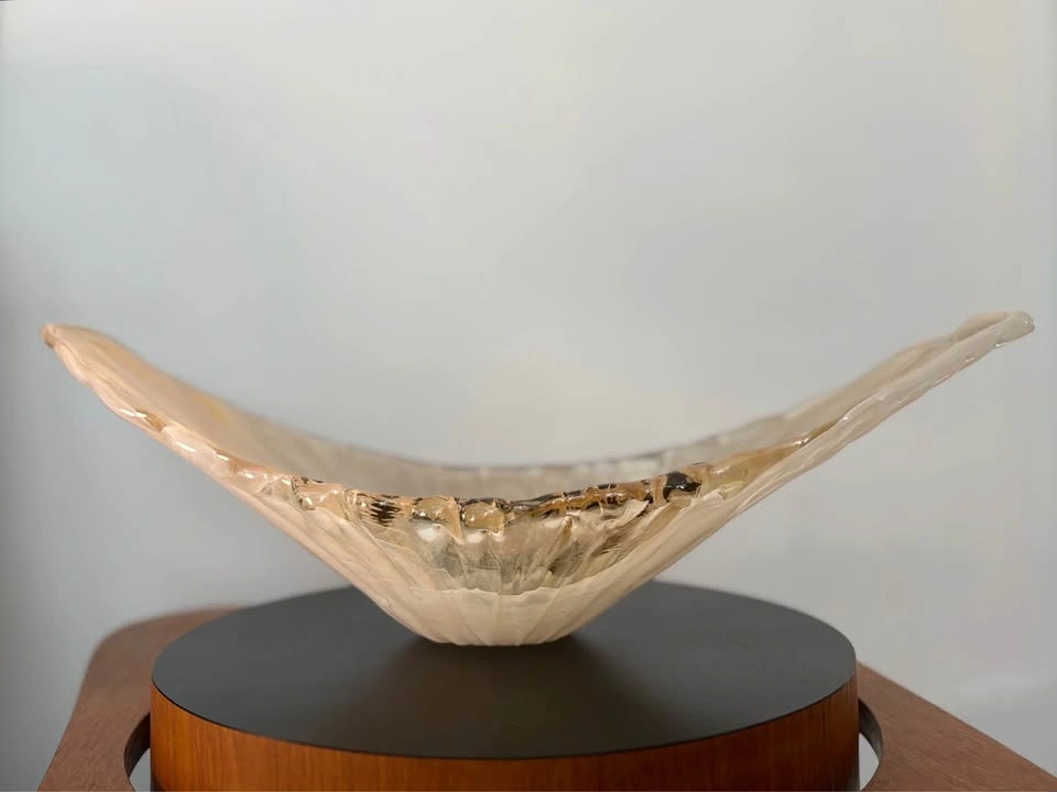 GORGEOUS VINTAGE MURANO GLASS CENTREPIECE BOWL! - photo 5