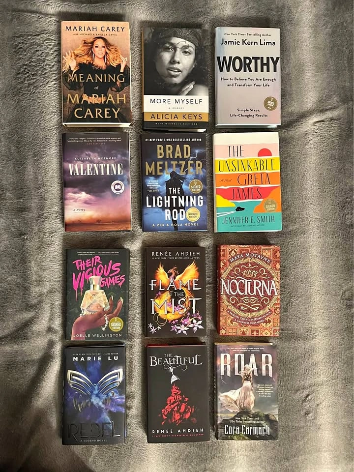 Random Book Lot some are signed