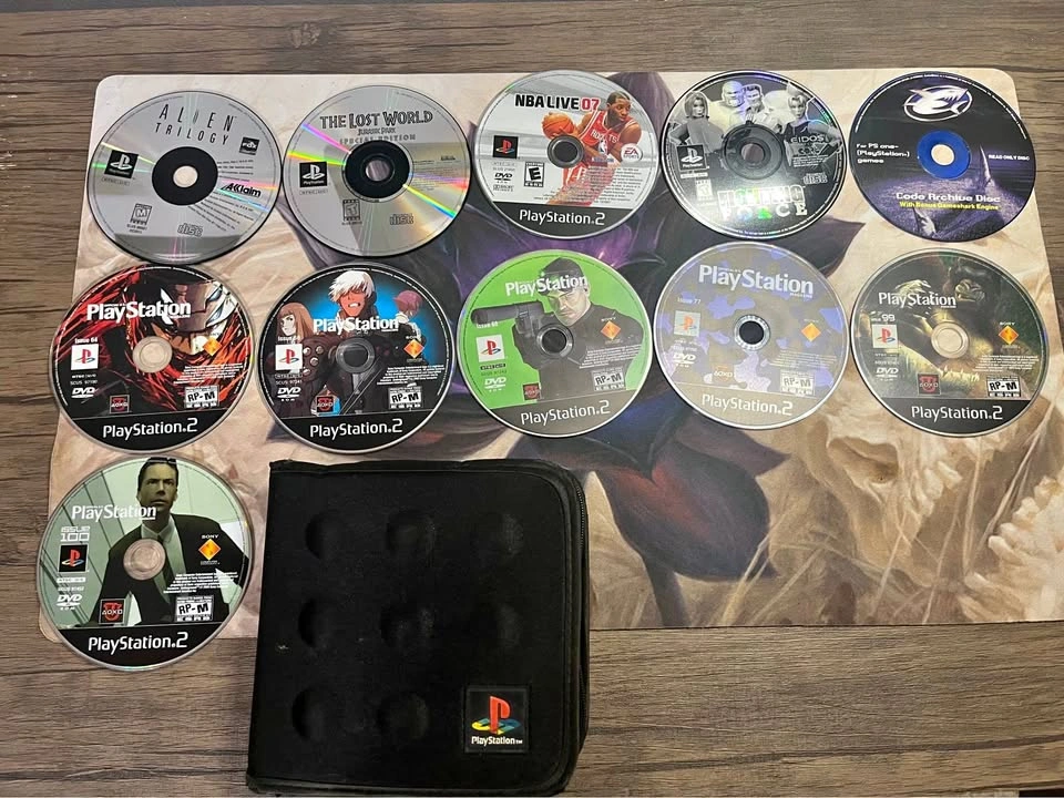 PlayStation 1 and 2 Game Lot (untested)