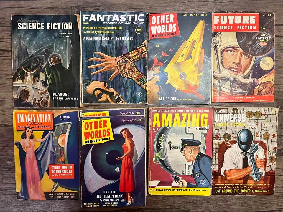 Vintage Science Fiction Book Lot