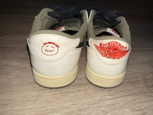 Travis Scott x Air Jordan 1 Retro Low OG SP 'Medium Olive' - photo 4
