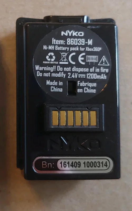 Rechargeable Battery for Xbox 360 Wireless Controllers image indicator(2)