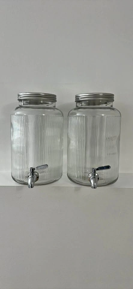 5.5L Glass Drink Dispensers (set of 2)