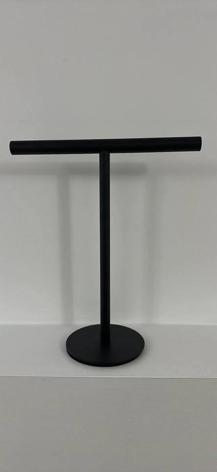 Black Countertop Towel Holder