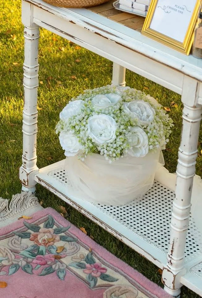 Faux White Wedding Decor Florals