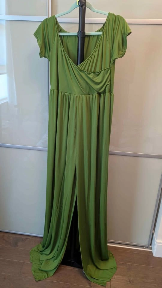 PinkBlush Green Maternity Maxi Dress - photo 2