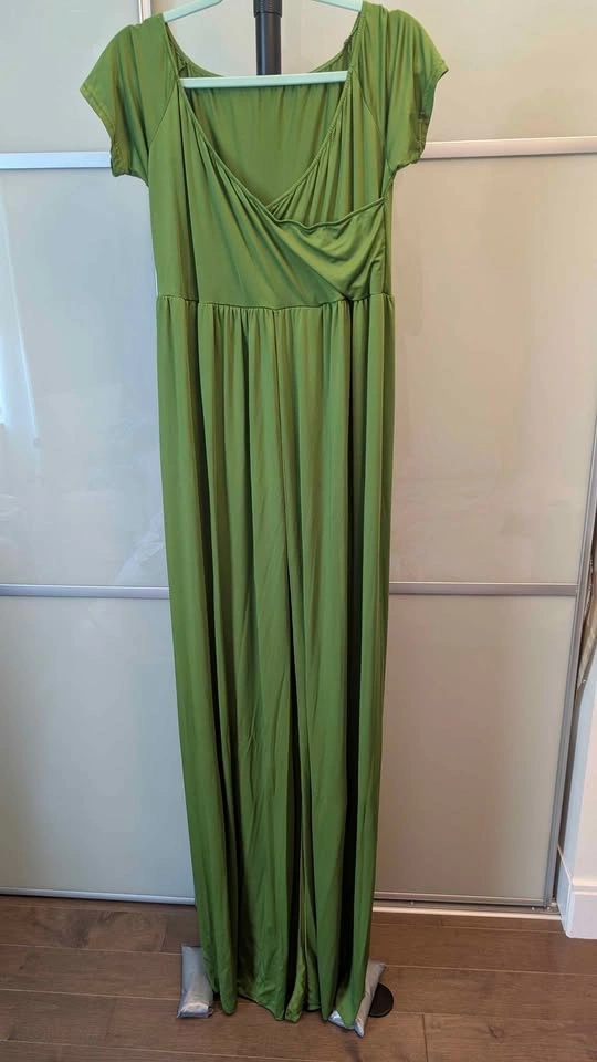 PinkBlush Green Maternity Maxi Dress - photo 3