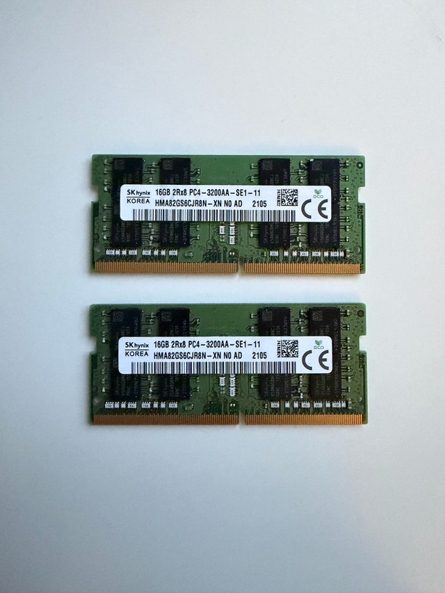 32gb ram DDR4 so-dimm 3200 (2x16)