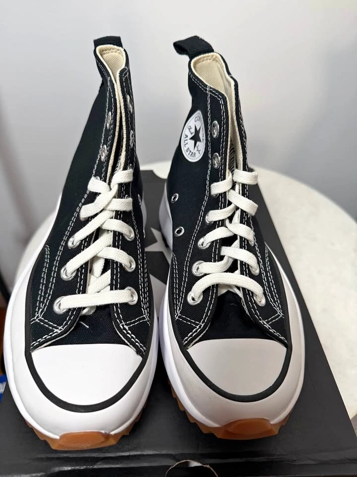 Converse Run Star Hike Black Platform High-Top Sneakers