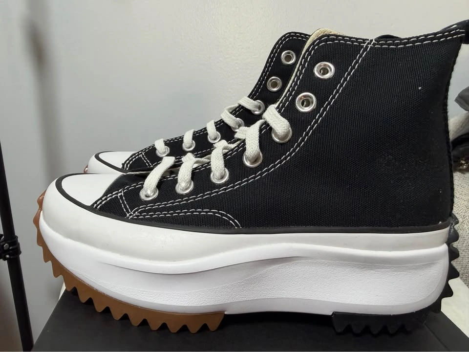 Converse Run Star Hike Black Platform High-Top Sneakers - photo 2