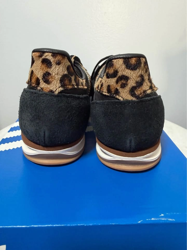 Adidas SL 72 Black Leopard Print Sneakers - photo 3