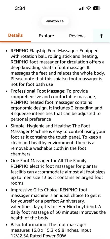 Foot Massager - photo 3