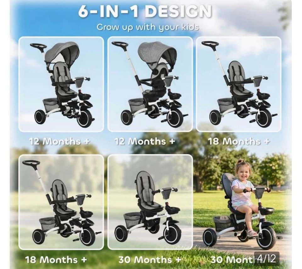 6 in-1 Stroller Tricycle - photo 4