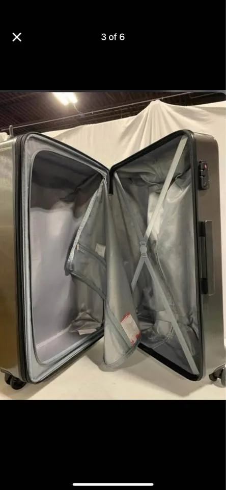 NEW- COOLIFE LUGGAGE EXPANDABLE 28IN GREY image indicator(3)