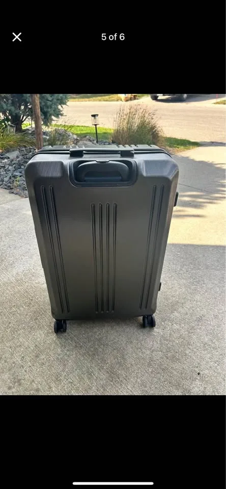 NEW- COOLIFE LUGGAGE EXPANDABLE 28IN GREY image indicator(5)