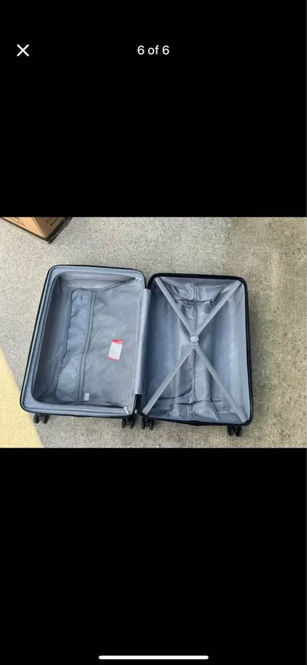 NEW- COOLIFE LUGGAGE EXPANDABLE 28IN GREY image indicator(6)