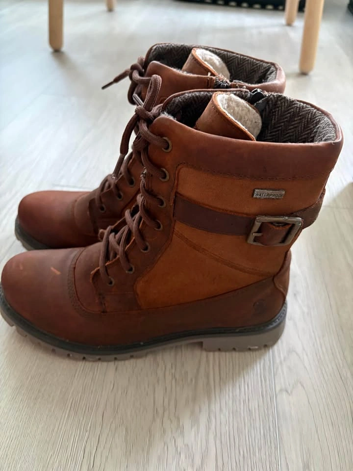 Kamik Rogue Mid Women’s Winter Boots – Cognac – Size 8.5 - photo 3