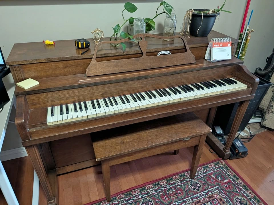 FREE Upright Piano with Matching Bench
