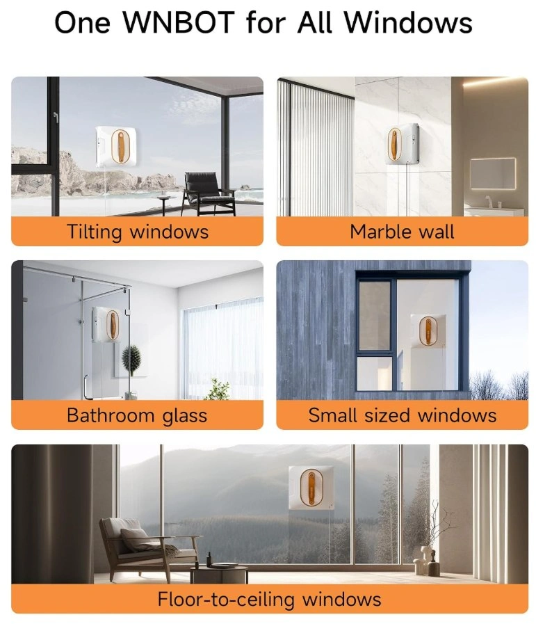 Brand New Automatic Window Cleaner Robot - 6000Pa Suction - photo 3