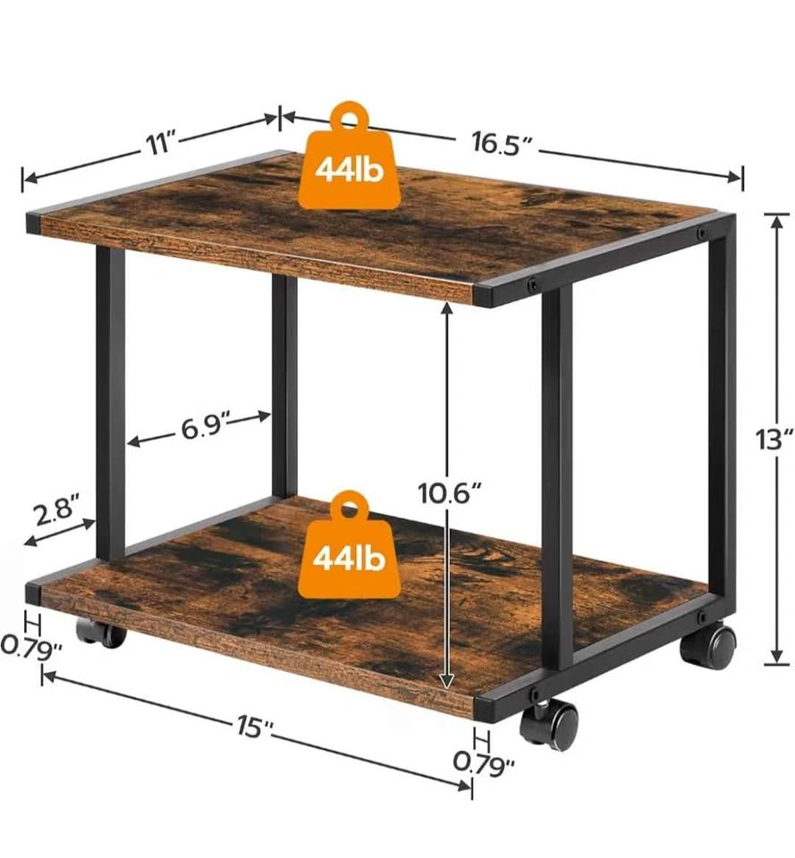 HOOBRO Under Desk Printer Stand - Pick up only ! Mott Haven - photo 3