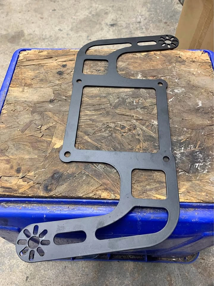 4500 Nitrous Flange Boomerang 2 Solenoid Bracket