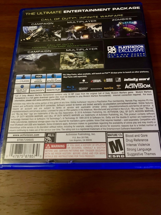 Call of Duty: Infinite Warfare Legacy Edition PS4 - photo 2