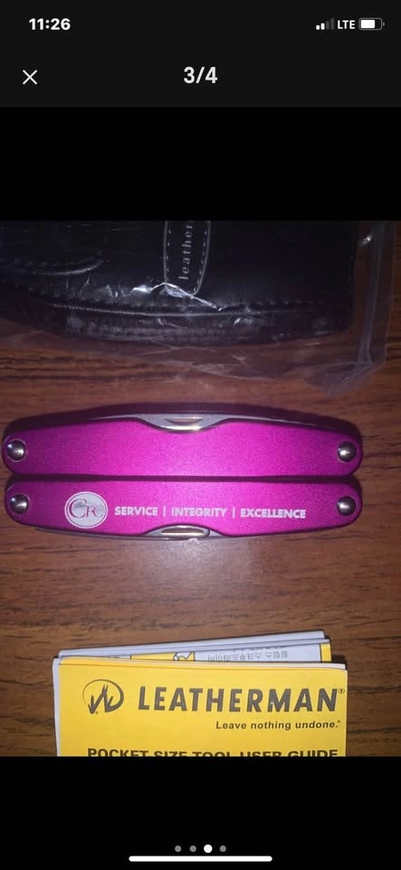 Leatherman Xe6 Purple New in Box with Logo and Sheath - photo 3