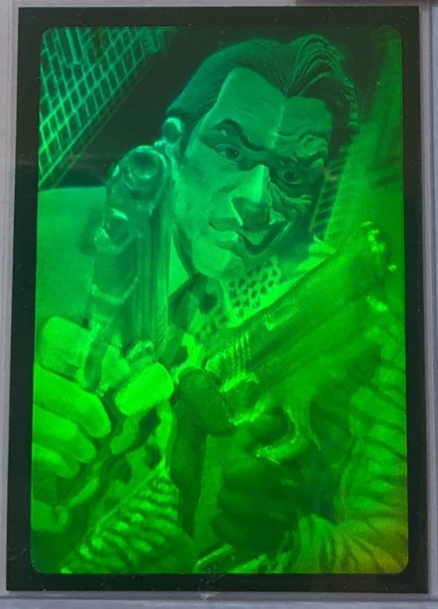 1995 Fleer Metal Batman Forever Two-Face 3D Hologram Chase Card - photo 2