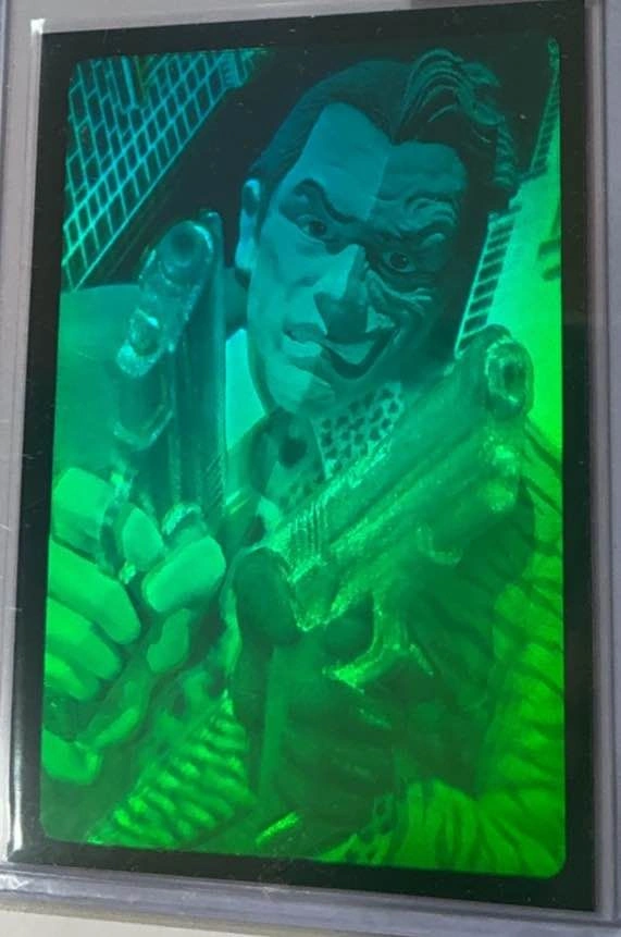 1995 Fleer Metal Batman Forever Two-Face 3D Hologram Chase Card - photo 3