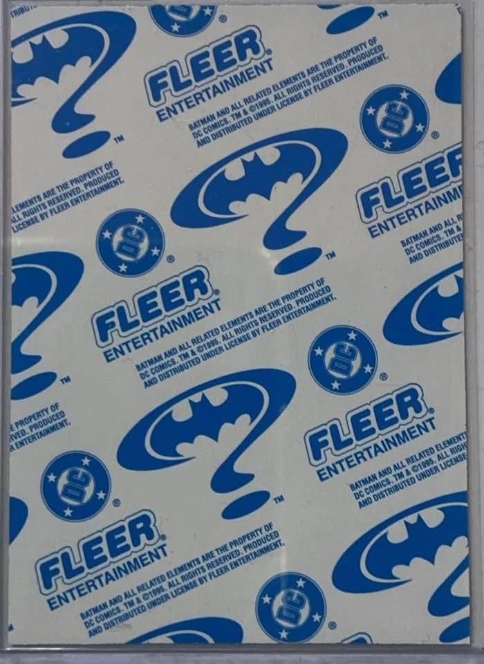 1995 Fleer Metal Batman Forever Two-Face 3D Hologram Chase Card - photo 4