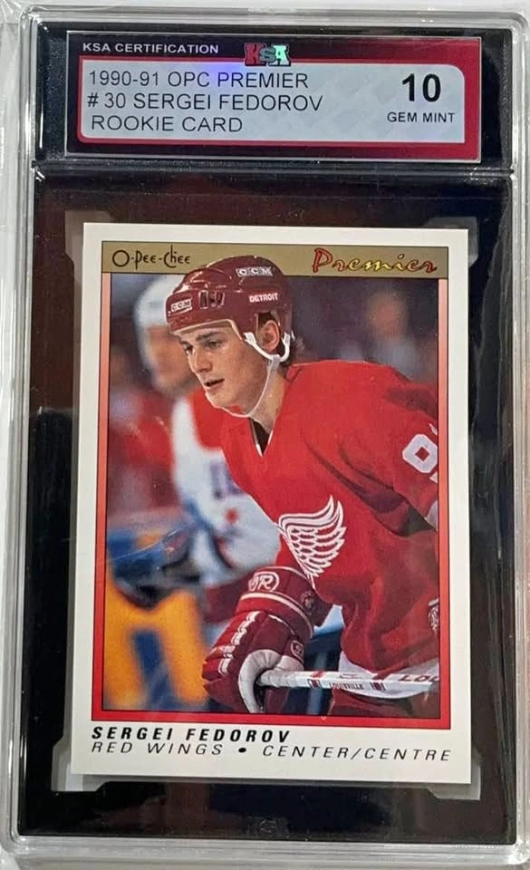 1990-91 O-Pee-Chee Premier #30 Sergei Fedorov Rookie Card