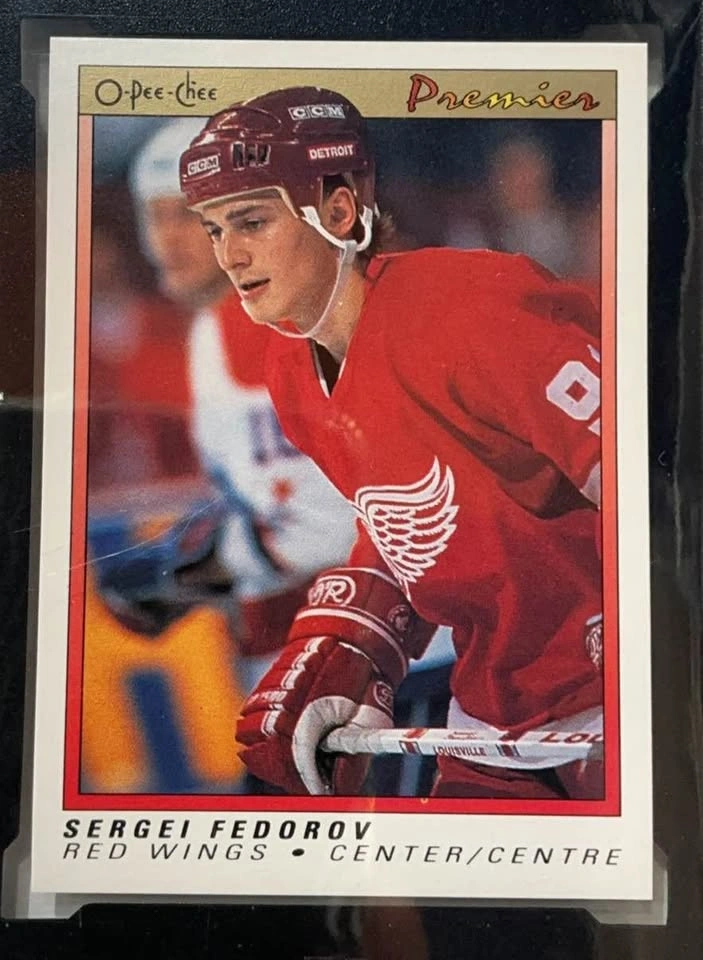 1990-91 O-Pee-Chee Premier #30 Sergei Fedorov Rookie Card - photo 4