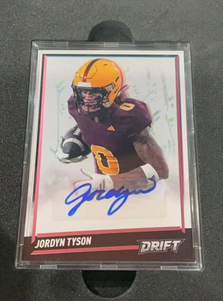 Pulse Trading Card (Drift) Jordyn Tyson Autographed 10/20 BAS - photo 5