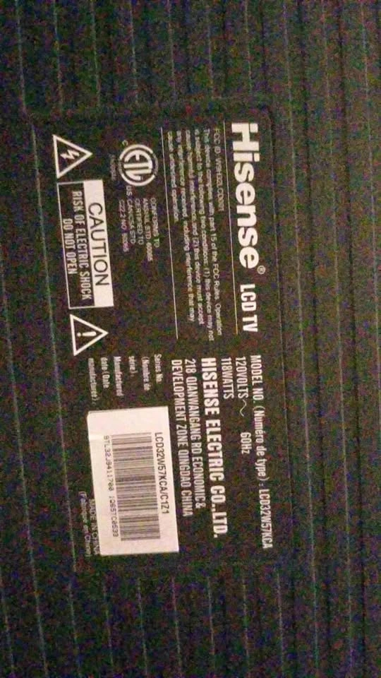 Hisense LCD TV LCD32W57KCA