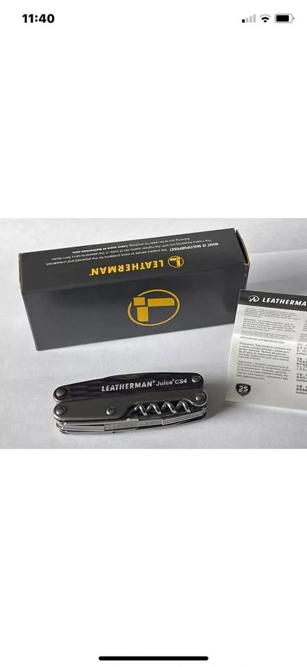 Leatherman Juice cs4 grey new