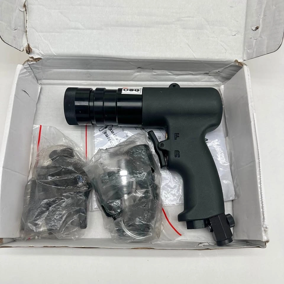 QIUMIN Pneumatic Rivet Nut Gun with 1/4, 5/16, 3/8 Riveter Set