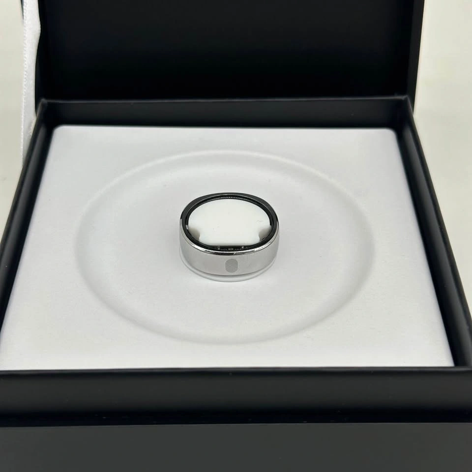 RingConn Gen 2 Air, Ultra-Thin AI Smart Ring, Size 8, Galaxy Sil - photo 3