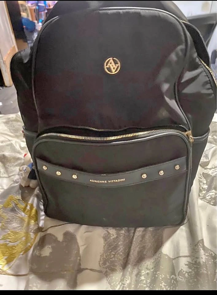 Adrienne Vittadini Black Backpack