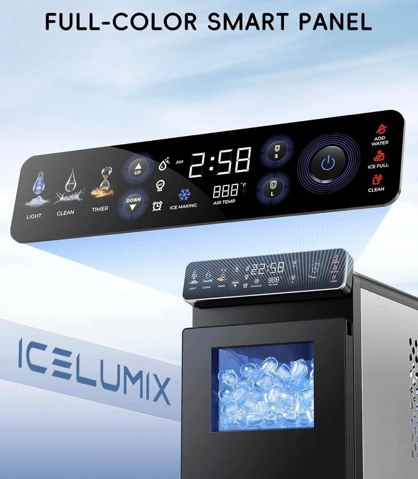 ecozy Ice Makers Countertop with Full-Color Panel & Timer - photo 2