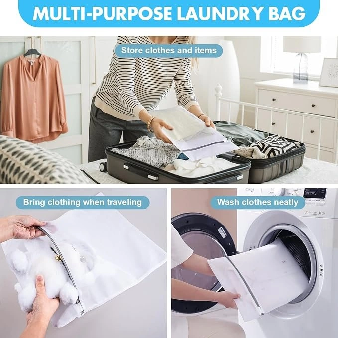 Mesh Laundry Bags - 3pc - photo 2